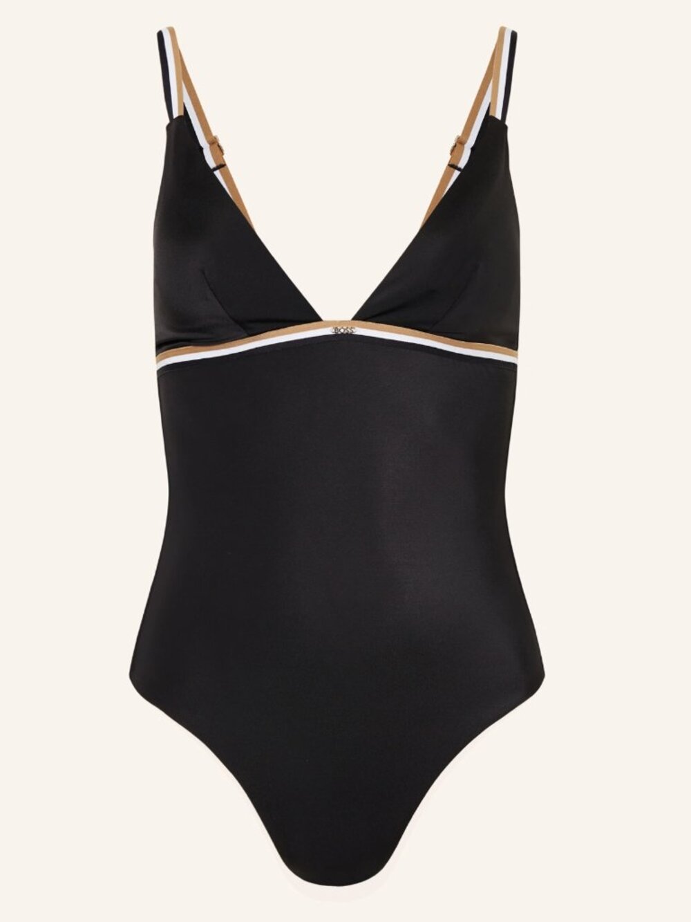 BOSS ICONIC Black One-Piece Swimsuit Size: XL  NWT